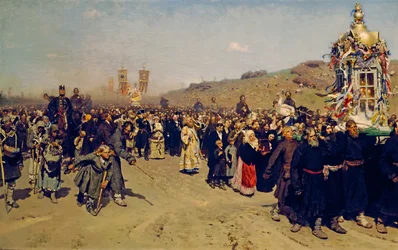 Processione Religiosa a Kursk Gubernia